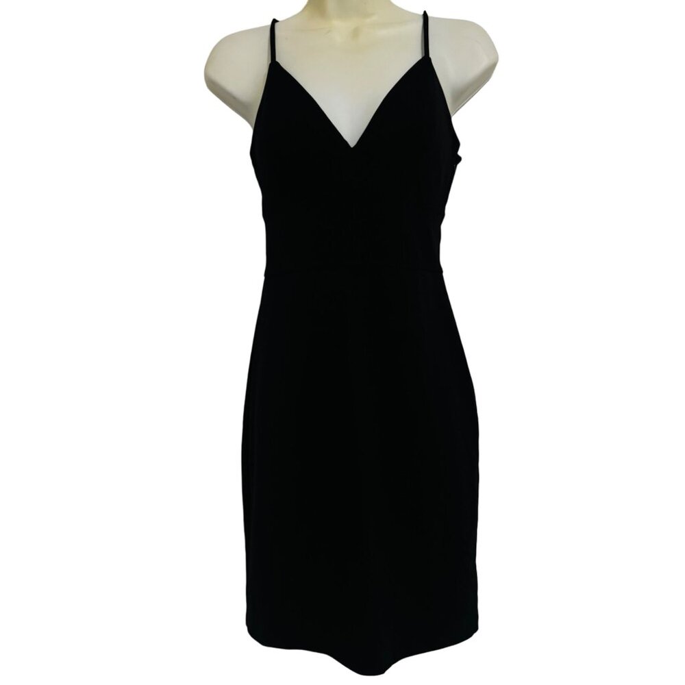 Express womens mini dress size XS/TP Black color‎ adjustable straps lining